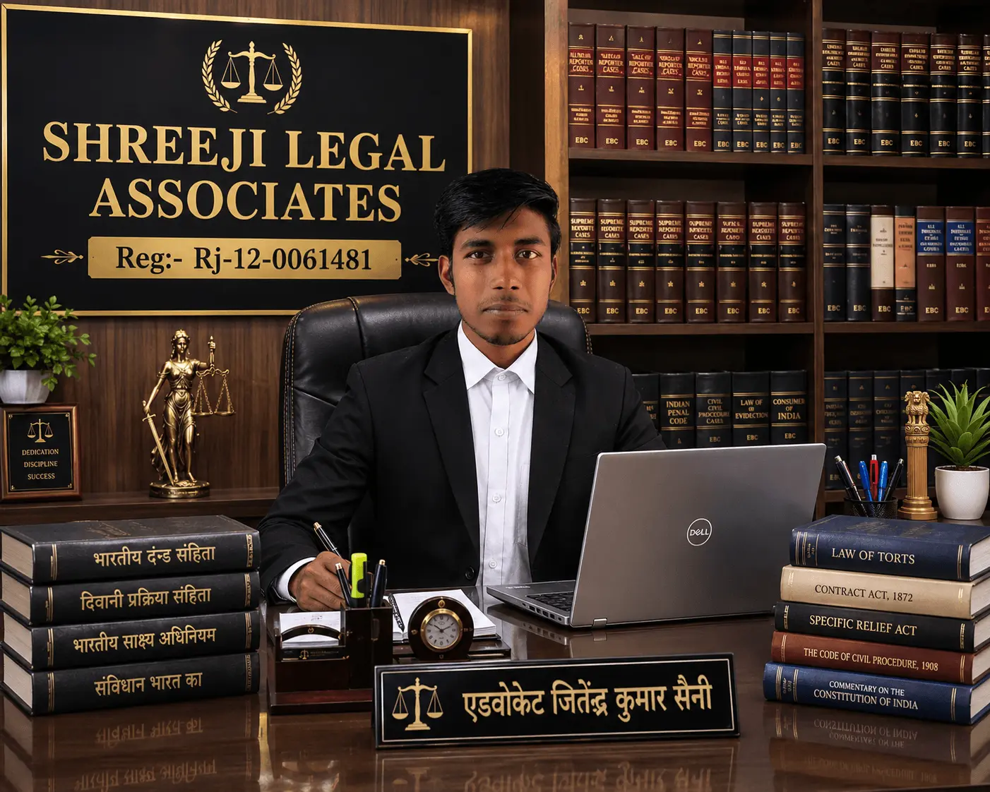 Advocate at the ShreeJi Legal Associates office